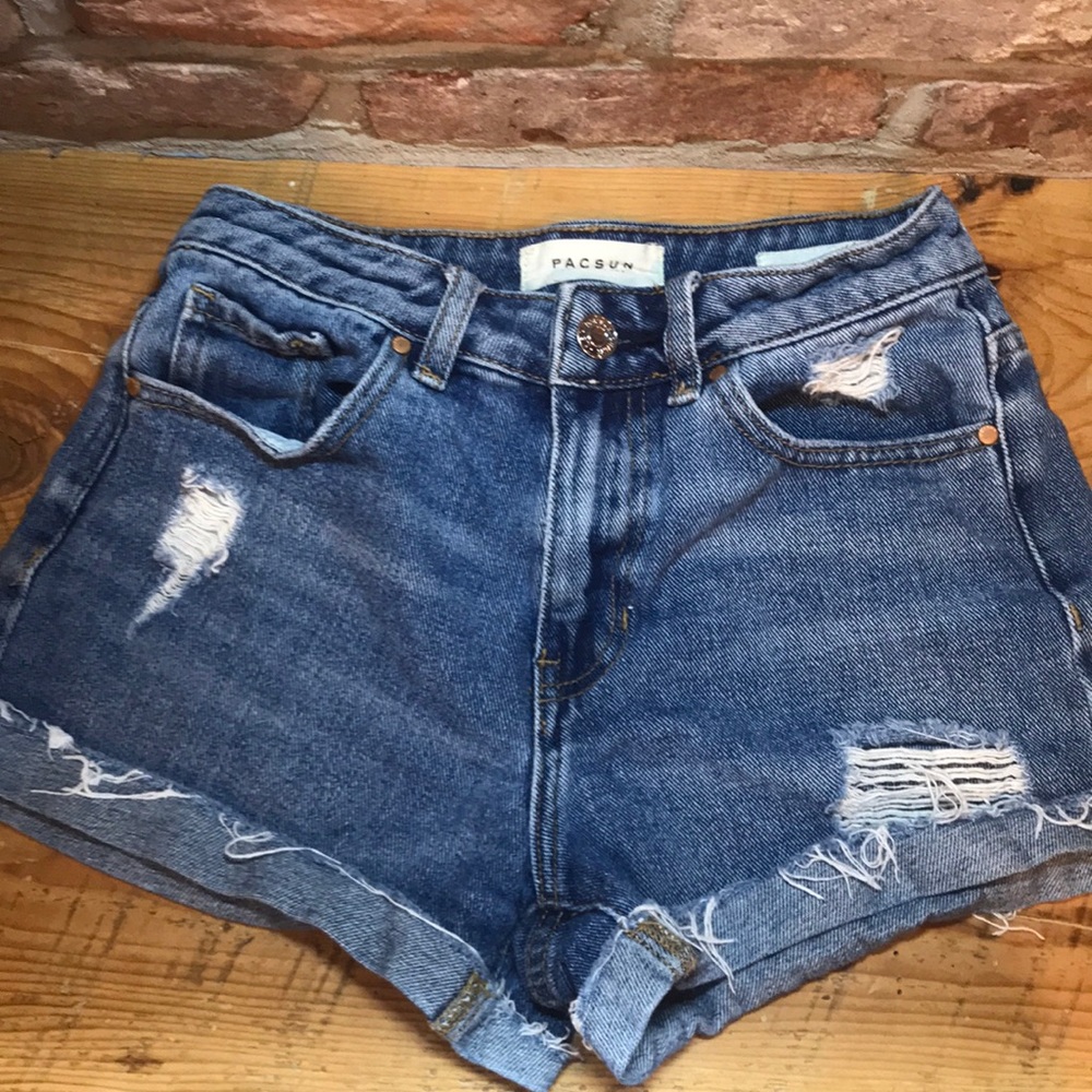 PacSun Mom Style Shorts with Rips